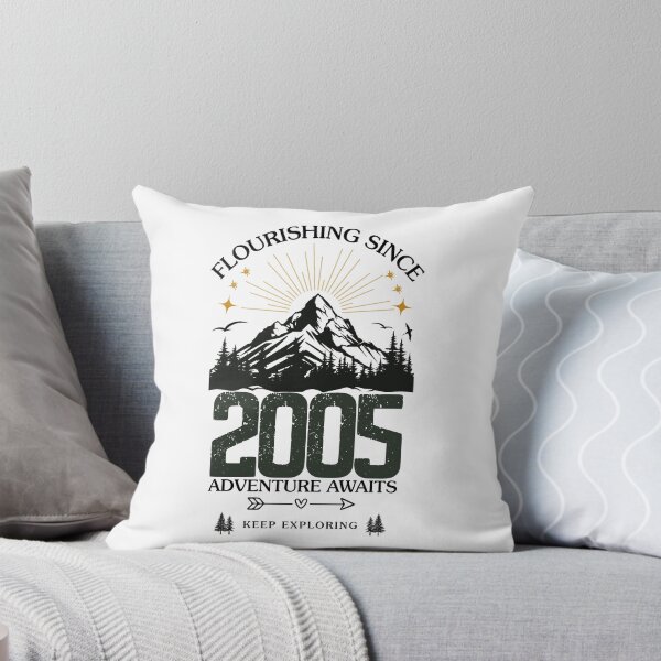 Item preview, 2005 Flourishing Since Mountain Adventure Birthday Design designed and sold by FlareCraftStudio.
