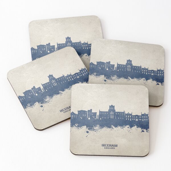 Item preview, Hexham England Skyline designed and sold by ArtPrints.