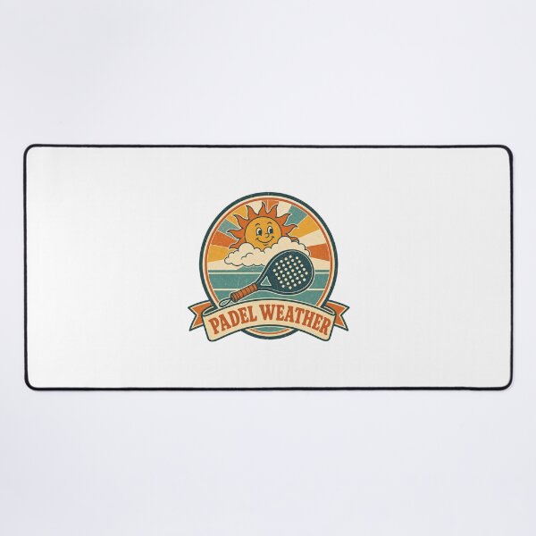 Item preview, Padel Weather Retro Sunshine Badge designed and sold by BoosterShop.