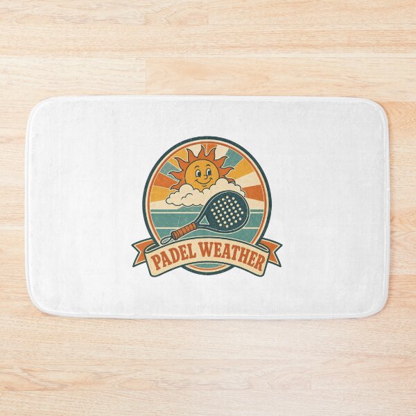Item preview, Padel Weather Retro Sunshine Badge designed and sold by BoosterShop.