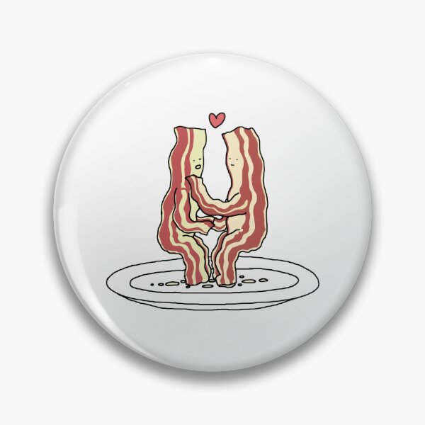 Item preview, Bacon Loving Each Other Romantic Bacon Couple designed and sold by Mastertinguss.