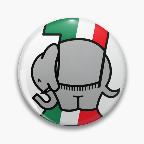 Artikelvorschau, Ducati One Elefant Motorrad Vintage Rennillustration entworfen und verkauft von alparent.