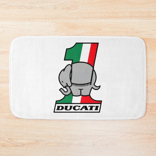 Item preview, Ducati One Elefant Motorcycle Vintage Racing Illustration designed and sold by alparent.
