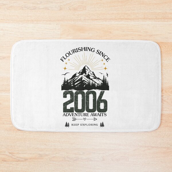 Item preview, 2006 Flourishing Since Mountain Adventure Birthday Design designed and sold by FlareCraftStudio.