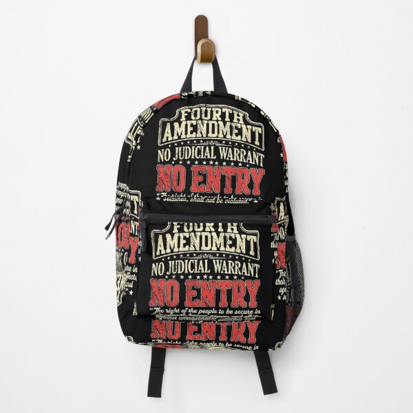 Item preview, Fourth Amendment No Judicial Warrant No Entry Constitutional Rights Design designed and sold by JpShop10.