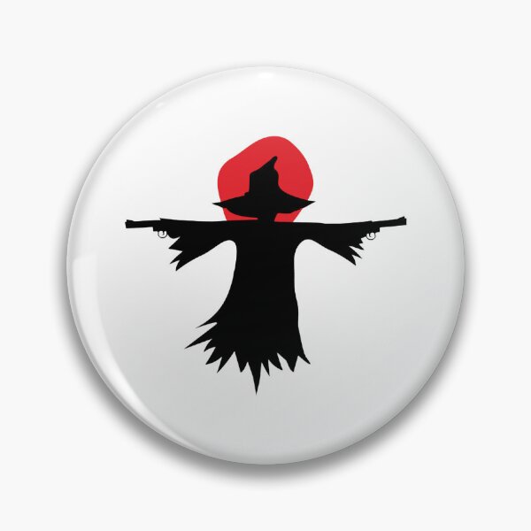 Item preview, Scarecrow With Guns Spooky Halloween Dark Horizon Design designed and sold by AtMostFearart.