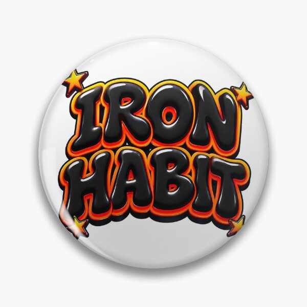 Item preview, Iron Habit Glossy Bubble Letters Streetwear Logo Design designed and sold by @SHINTOSARTSTORE.