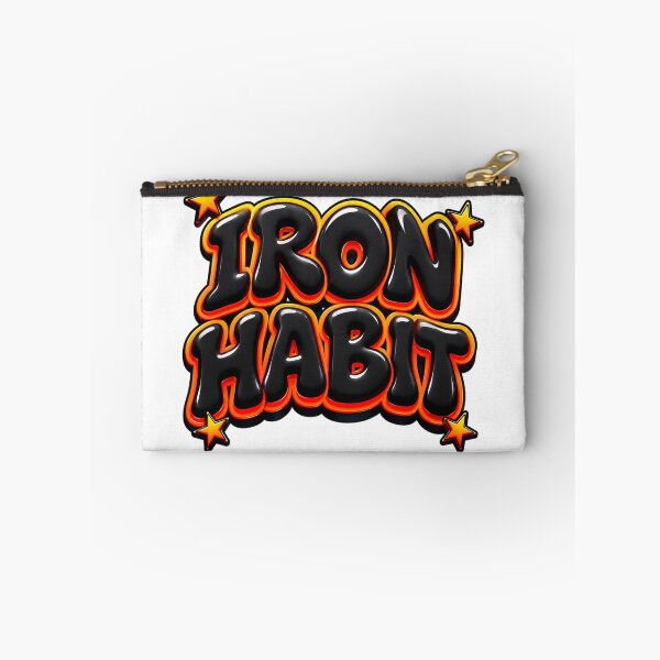 Item preview, Iron Habit Glossy Bubble Letters Streetwear Logo Design designed and sold by @SHINTOSARTSTORE.