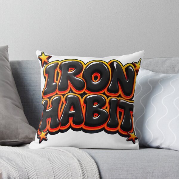 Item preview, Iron Habit Glossy Bubble Letters Streetwear Logo Design designed and sold by @SHINTOSARTSTORE.
