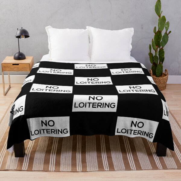 Item preview, No Loitering designed and sold by NCWoodArt.