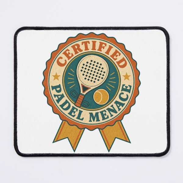 Item preview, Certified Padel Menace Retro Seal Badge designed and sold by BoosterShop.