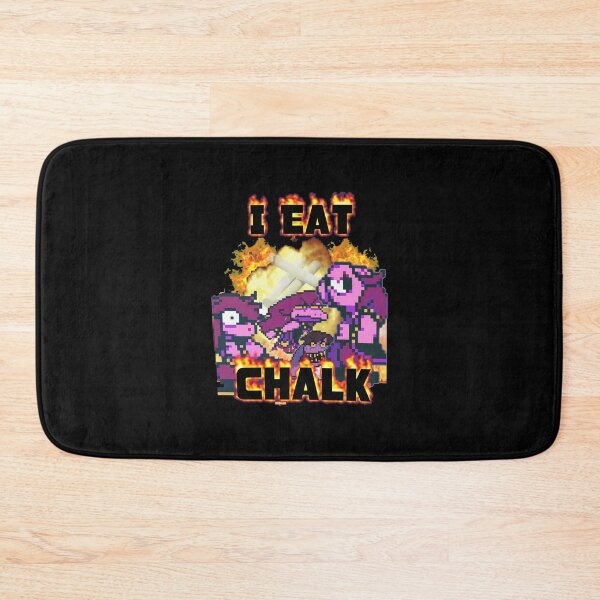 Item preview, I Eat Chalk Pixel Art Fire  Style designed and sold by NarcisLeffler12.