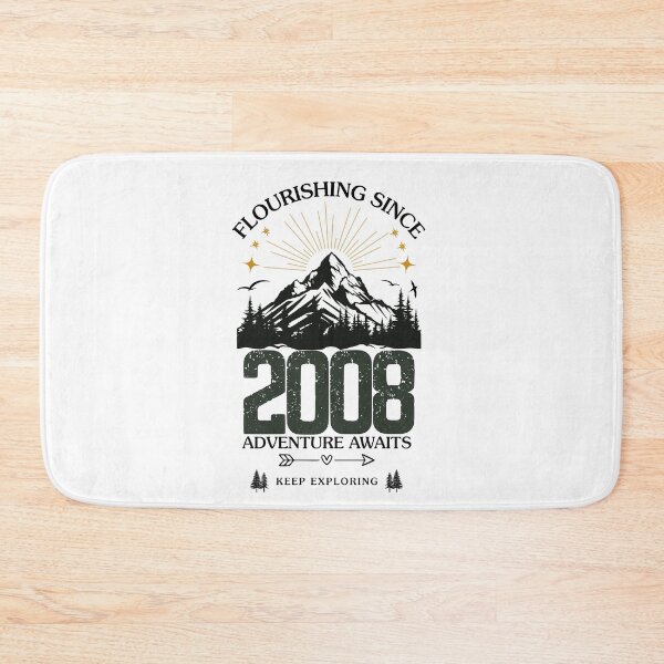 Item preview, 2008 Flourishing Since Mountain Adventure Birthday Design designed and sold by FlareCraftStudio.
