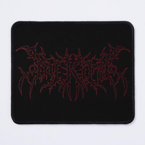 Item preview, BY KIRA | Death Metal Typography (Red Outline) designed and sold by byKira-Dark.