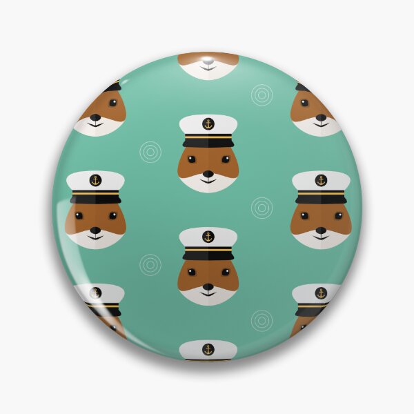 Item preview, Squirrels with sailor hat on blue designed and sold by reneesillus.