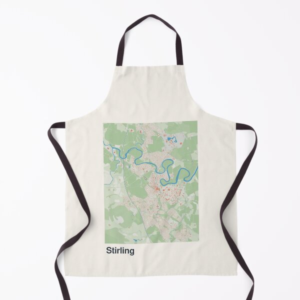 Item preview, Stirling Minimalistic Map Art designed and sold by MapsNerd.