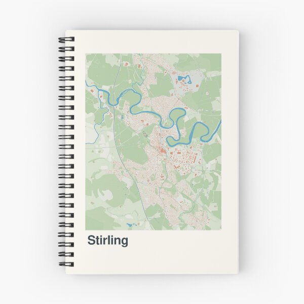 Item preview, Stirling Minimalistic Map Art designed and sold by MapsNerd.