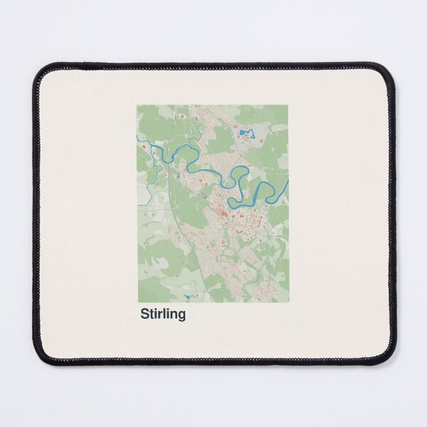 Item preview, Stirling Minimalistic Map Art designed and sold by MapsNerd.