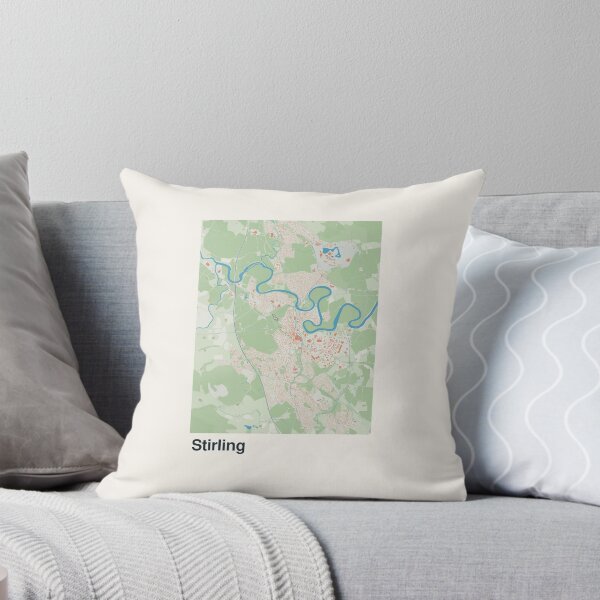 Item preview, Stirling Minimalistic Map Art designed and sold by MapsNerd.