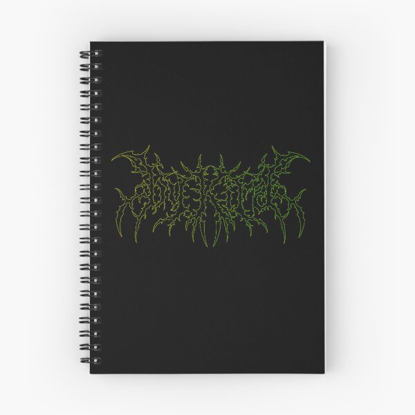 Item preview,  BY KIRA | Death Metal Typography (Green Outline) designed and sold by byKira-Dark.