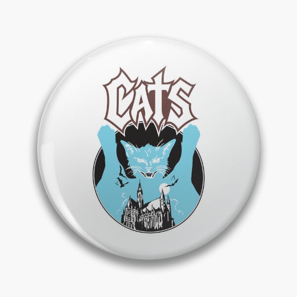 Item preview, Gothic Feline Castle Midnight Emblem designed and sold by SANTIAGOISNEROS.