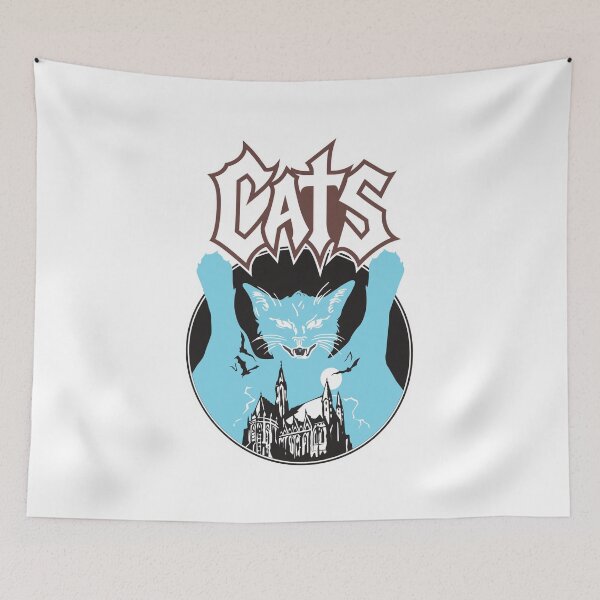 Item preview, Gothic Feline Castle Midnight Emblem designed and sold by SANTIAGOISNEROS.