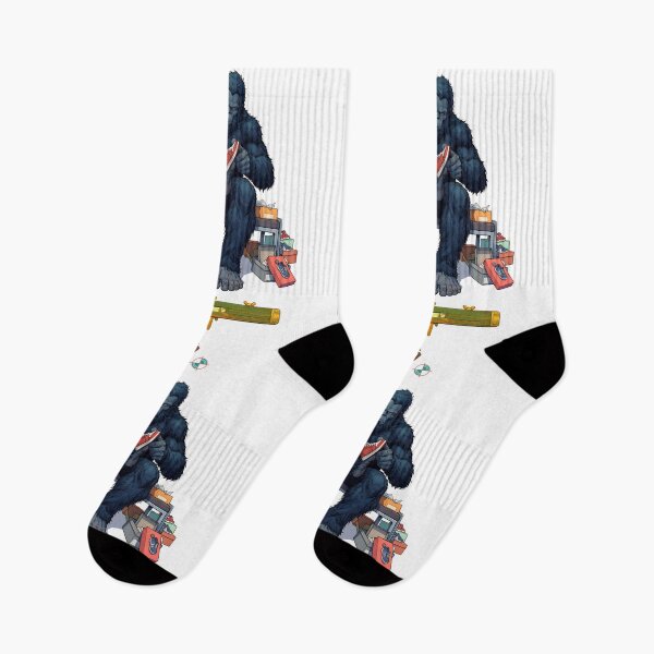 Item preview, Bigfoot's Big Shoe Problem | Funny Sasquatch Sneaker Struggle designed and sold by Whimsy Trail Co.
