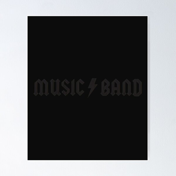 Item preview, BANDA MUSICAL Lightning Bolt Retro Rock designed and sold by michanmj.