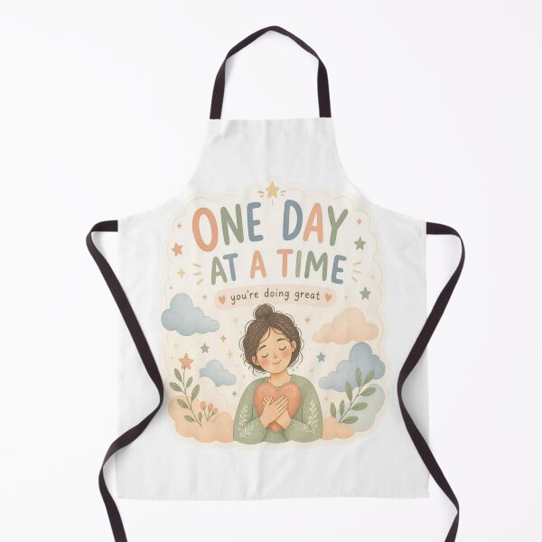 Item preview, One Day At A Time - Mental Health Awareness Affirmation designed and sold by creativerooney.