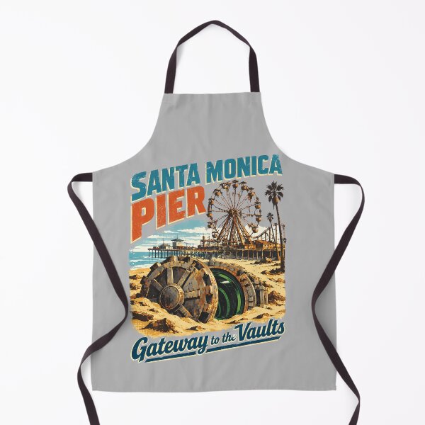 Item preview, Retro Santa Monica Vault Poster designed and sold by Fictional Ink Society.