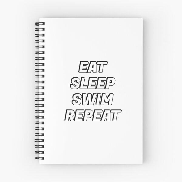 Item preview, Eat sleep swim repeat  Funny swimmer Gift Idea designed and sold by Inspirationmotivation.