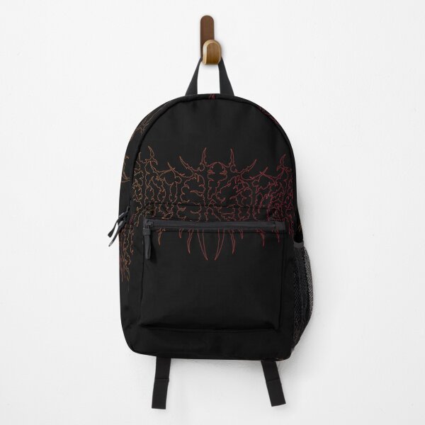 Item preview, BY KIRA | Death Metal Typography (Orange/Red Outline) designed and sold by byKira-Dark.