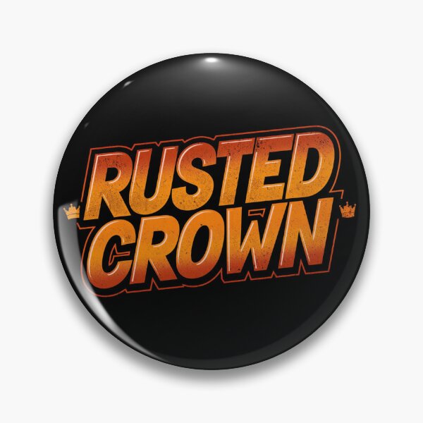 Item preview, Rusted Crown Bold 3D Typography Streetwear Logo Design designed and sold by @SHINTOSARTSTORE.