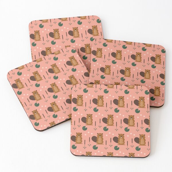 Item preview, Beavers on brown designed and sold by reneesillus.