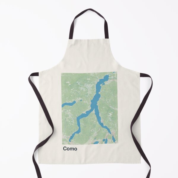 Item preview, Arte de mapas minimalistas de Como designed and sold by MapsNerd.