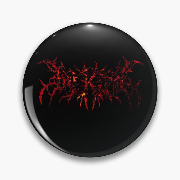 Item preview, BY KIRA | Death Metal Typography (Fire) designed and sold by byKira-Dark.