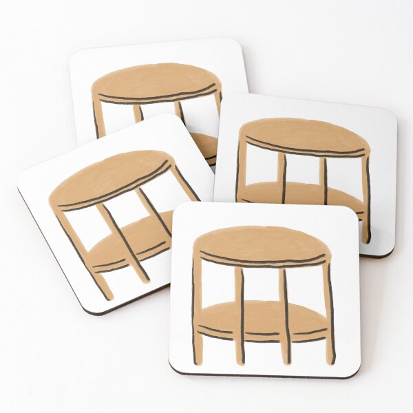 Item preview, Cute Two Tier Round Wooden Side Table designed and sold by raun.draw.