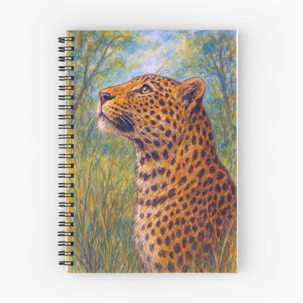 Item preview, Leopard drawing – African Wildlife Portrait designed and sold by GalleryKauffeld.