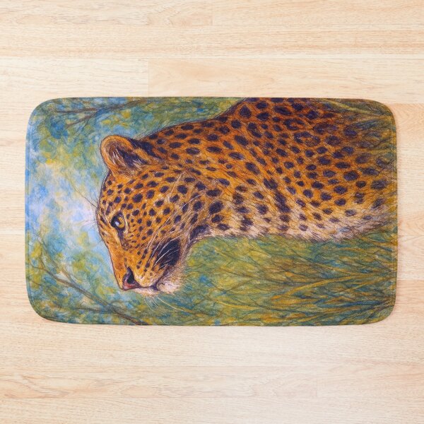 Item preview, Leopard drawing – African Wildlife Portrait designed and sold by GalleryKauffeld.