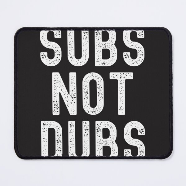 Item preview, Anime Merch Celebrating Subs Over Dubs for True Fans designed and sold by MayGuy.