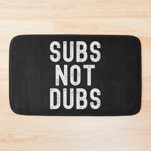 Item preview, Anime Merch Celebrating Subs Over Dubs for True Fans designed and sold by MayGuy.
