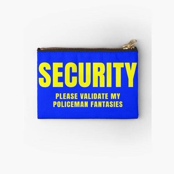 Item preview, Security – Please Validate My Policeman Fantasies designed and sold by Karate Octopus.