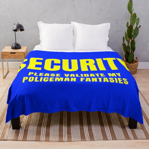 Item preview, Security – Please Validate My Policeman Fantasies designed and sold by Karate Octopus.