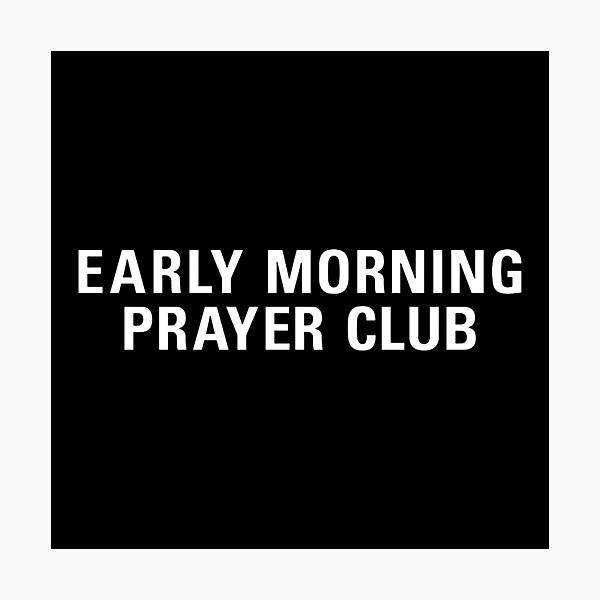 Item preview, Early Morning Prayer Club designed and sold by susanantara.