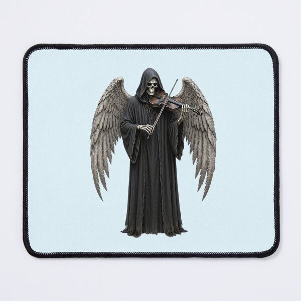 Item preview, Dark Gothic Skeleton Angel Playing Violin  designed and sold by SweetLilith.