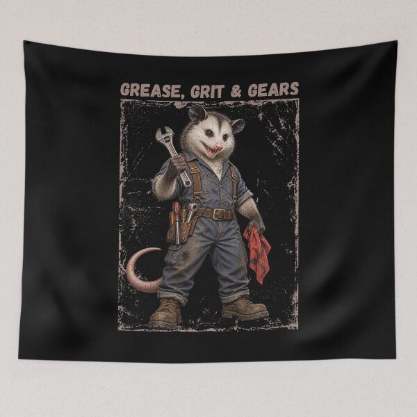 Item preview, GREASE, GRIT & GEARS designed and sold by gomood.