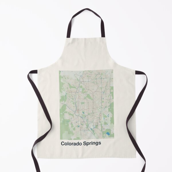 Item preview, Colorado Springs Minimalistic Map Art designed and sold by MapsNerd.