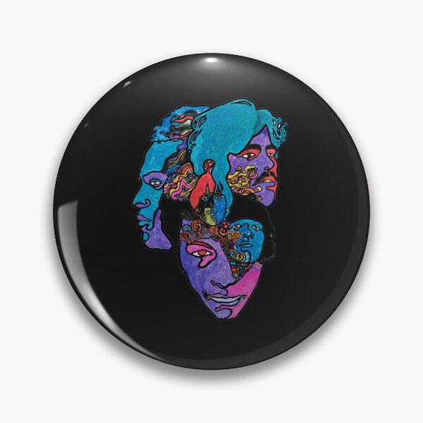 Item preview, Psychedelic Faces Collage  designed and sold by michanmj.