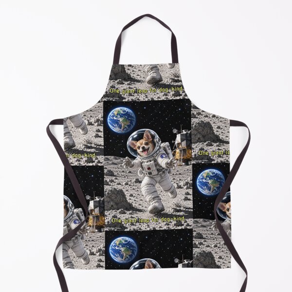 Item preview, Chihuahua Astronaut on the Moon designed and sold by MissTerryWoman.