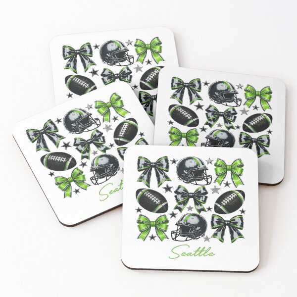 Item preview, Seattle Football Fan Bows Gameday Apparel designed and sold by brynleedost.